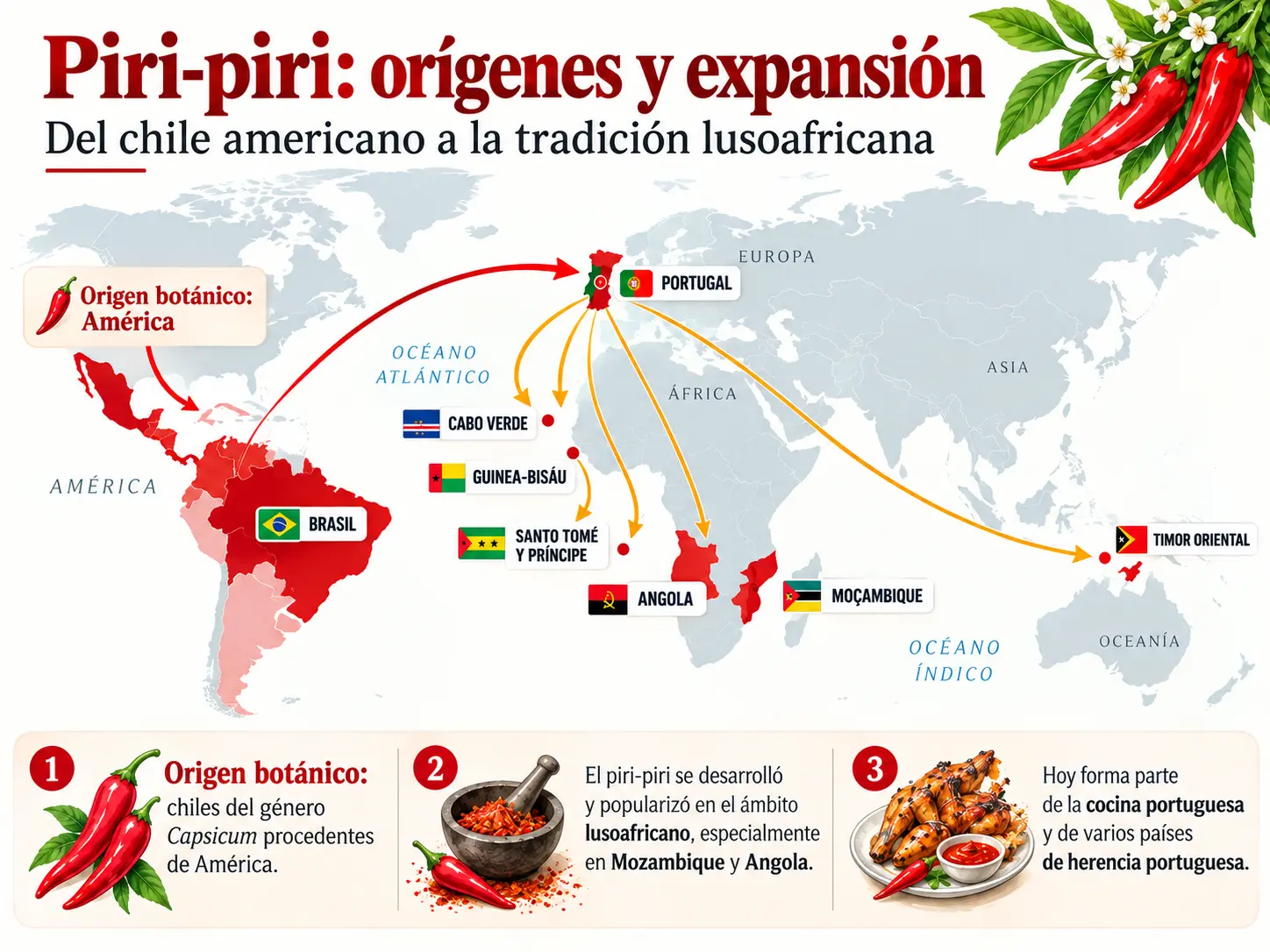 Mapa del Piri Piri