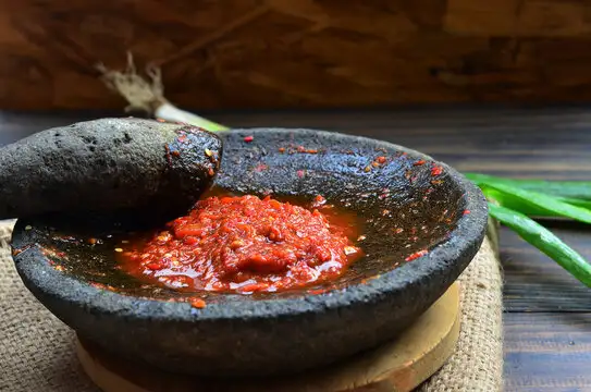 Sambal Terasi · presentación
